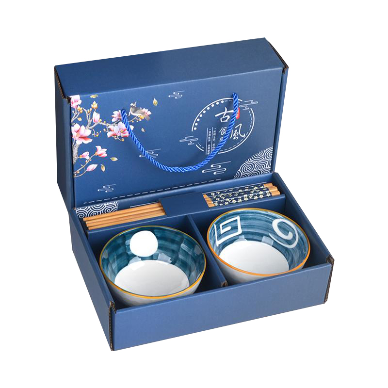 皖亭 255*65*160mm 古风经典青花餐具 计价单位:套