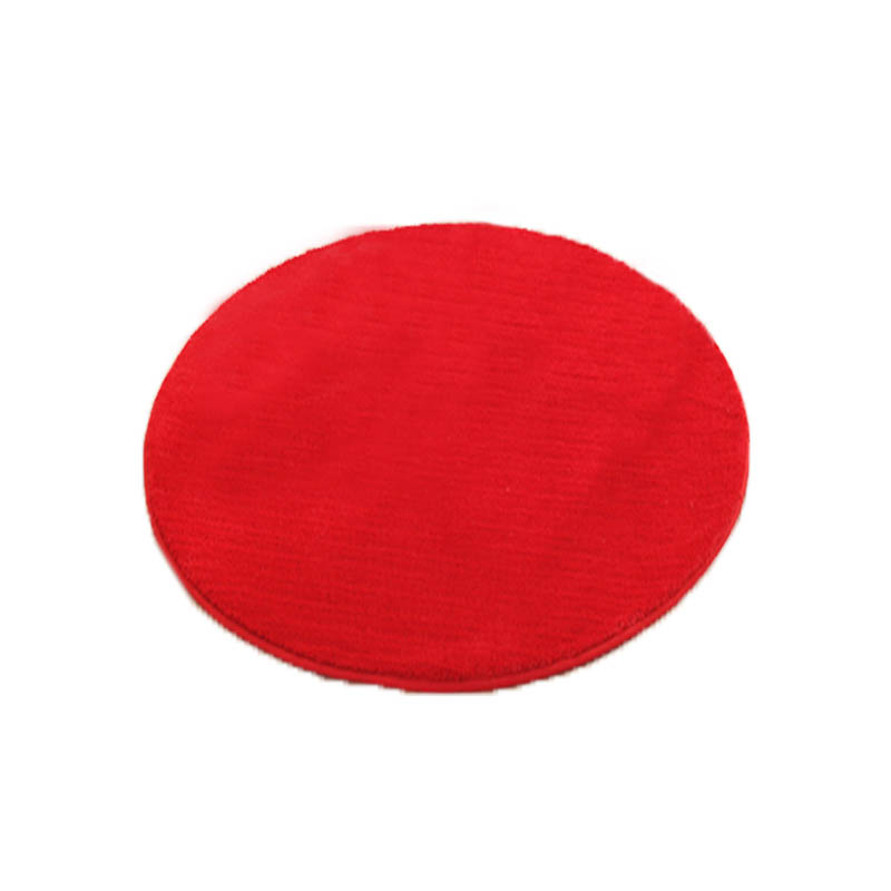 衡美利 FH-356 整圆形地垫 红色 80*80cm 计价单位:个