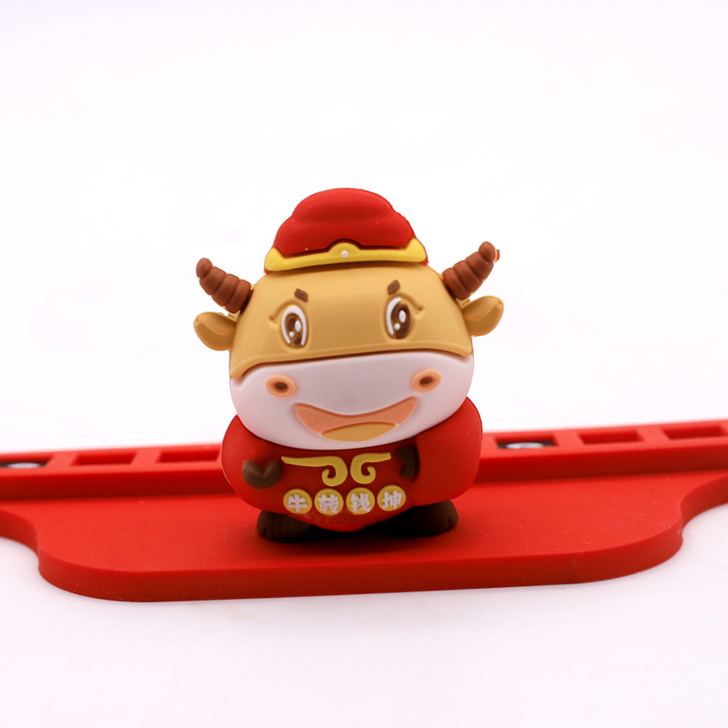 银亿星 BGZ-048 小财牛临时号码停车牌 60g 红色 138*53.5*48.5mm 计价单位:个