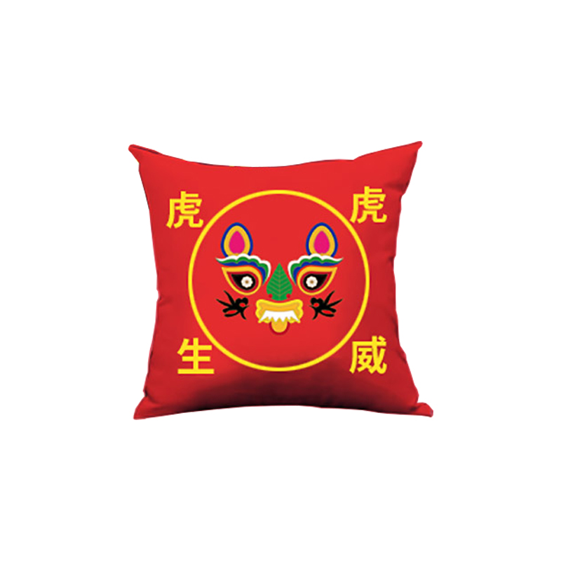 ESURF 40*40cm 虎年抱枕 红色 计价单位:个