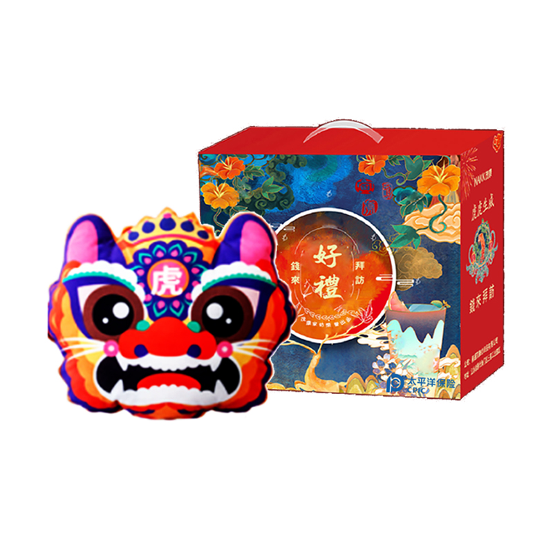 ESURF 40*35cm 虎头公仔抱枕 计价单位:个