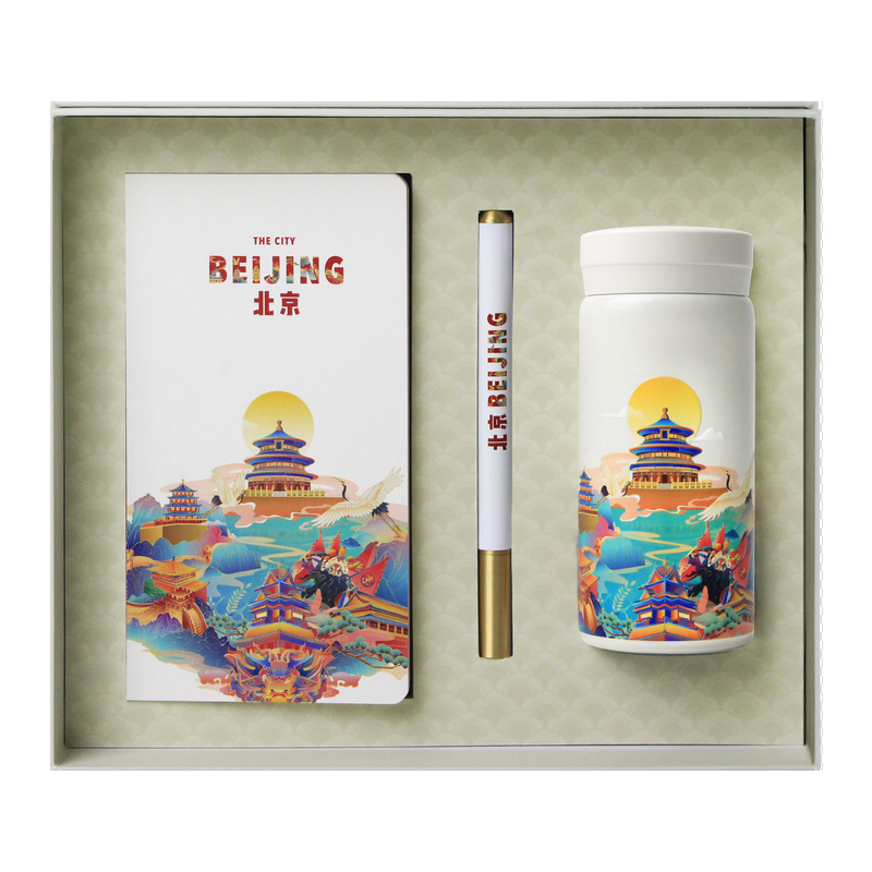 胜宴 fh-0510 国潮城市套装 笔记本 签字笔 保温杯 计价单位:套