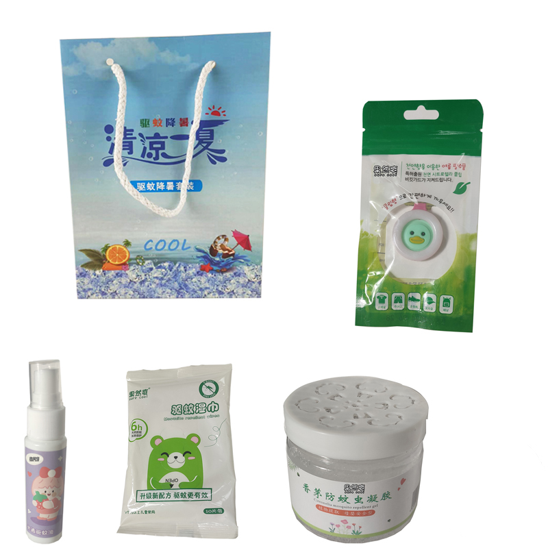 果然爽 SURE COOL 15*8*20cm 夏季驱蚊套装 驱蚊湿巾 驱蚊贴 驱蚊喷雾 防蚊虫凝胶 计价单位:套