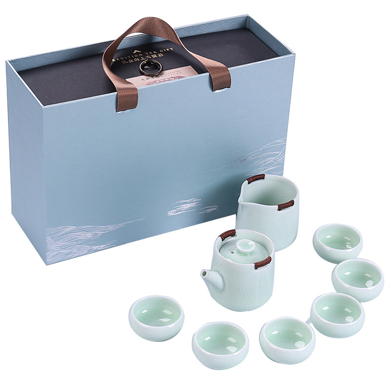 乐唯诗 NERVISHI 34*23.2*12.3cm 哥窑茶具8件套 计价单位:套