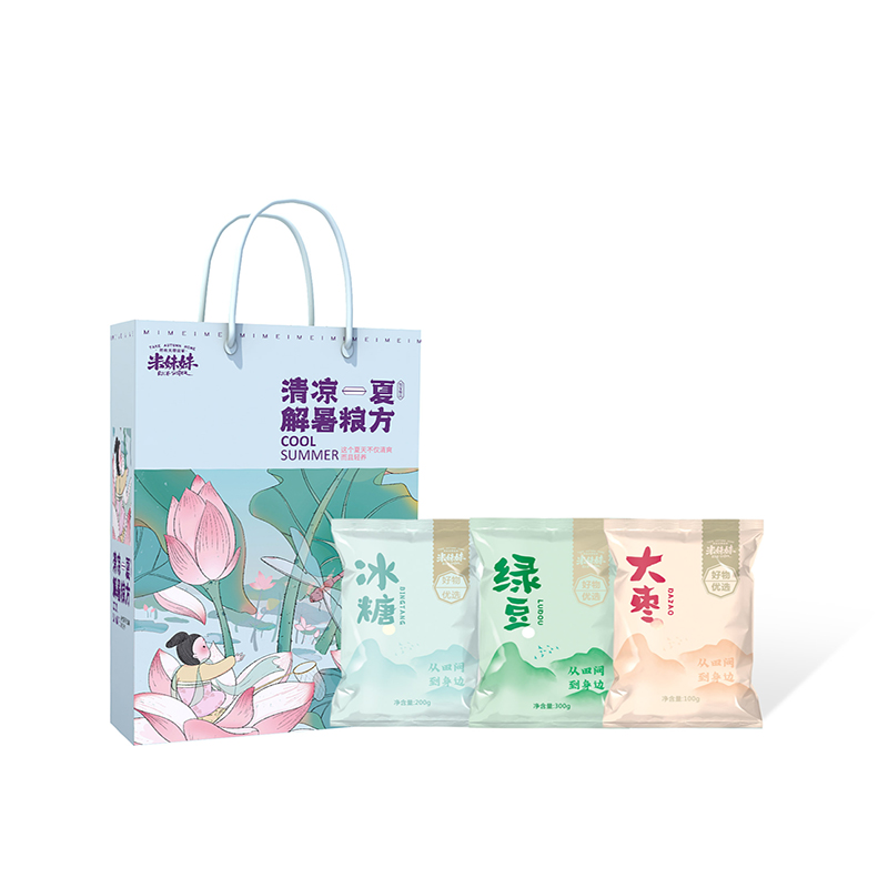 米妹妹 600g 绿豆冰糖清凉一夏组合套装 计价单位:套