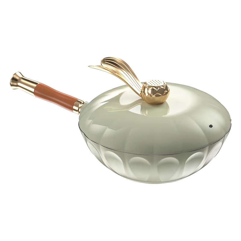 金嫂子 KSISE KAZT226832LH 好运莲年 莲花炒锅 计价单位:口