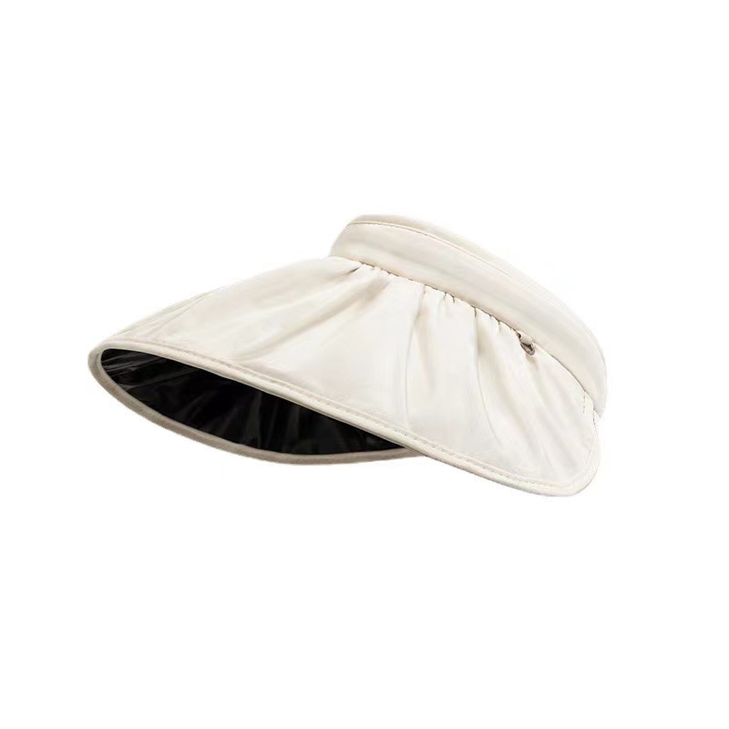 鑫彩之云 33*29cm 黑胶防紫外线贝壳遮阳帽 计价单位:个