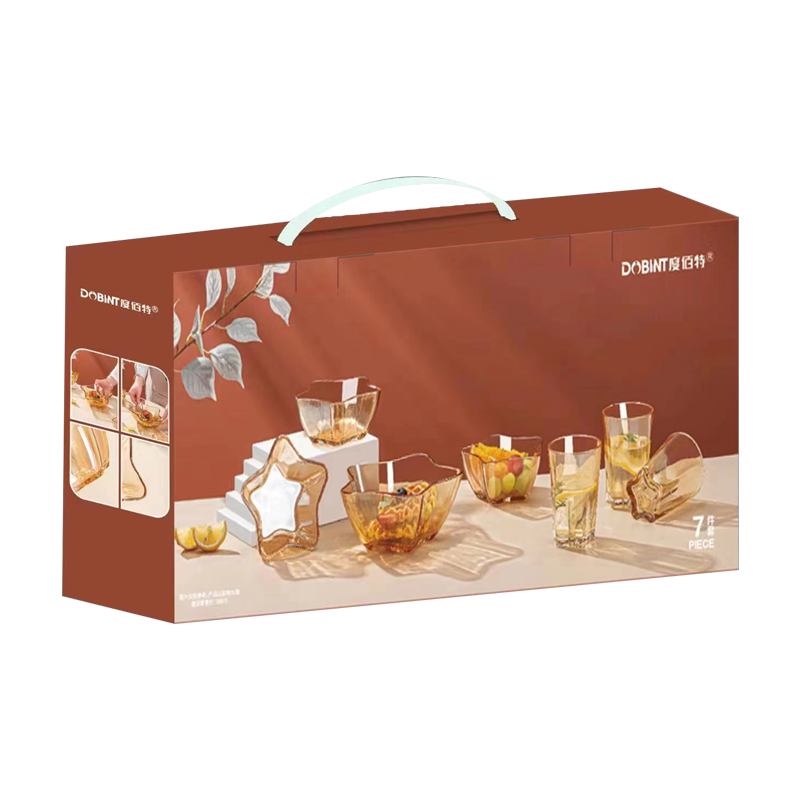 度佰特 XH-2 玻璃碗杯 星河七件套 计价单位:套