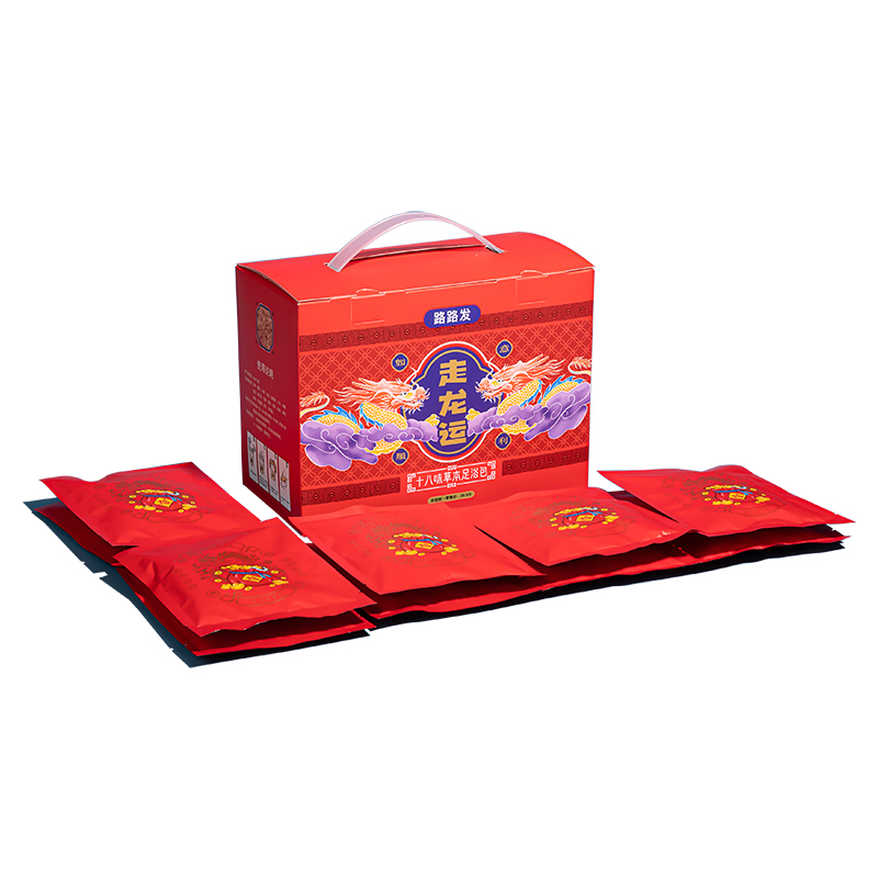 路路发 21*11*31cm 走龙运 十八味草本足浴包 两盒套装 计价单位:套
