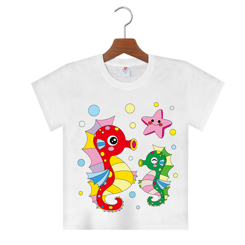 代可佳服饰 DKJIAFUSHI DKJ-H008 DIY彩绘T恤 计价单位:件