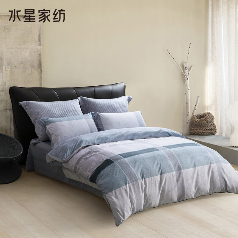 水星家纺 123047 被子四件套 林间溢彩 计价单位:套