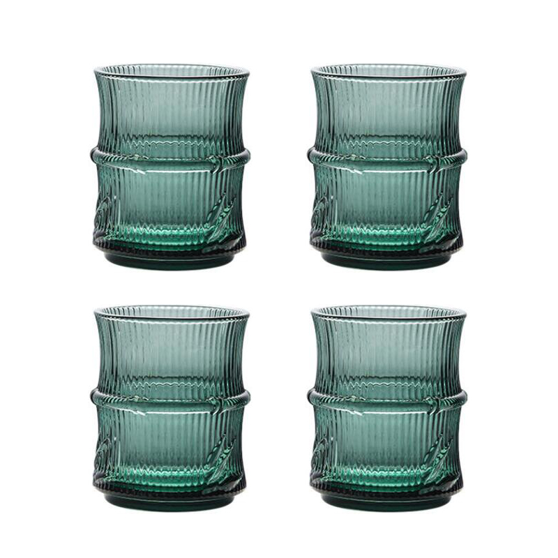 乐唯诗 ZYB/L4 竹叶杯四件套 墨绿色 计价单位:套