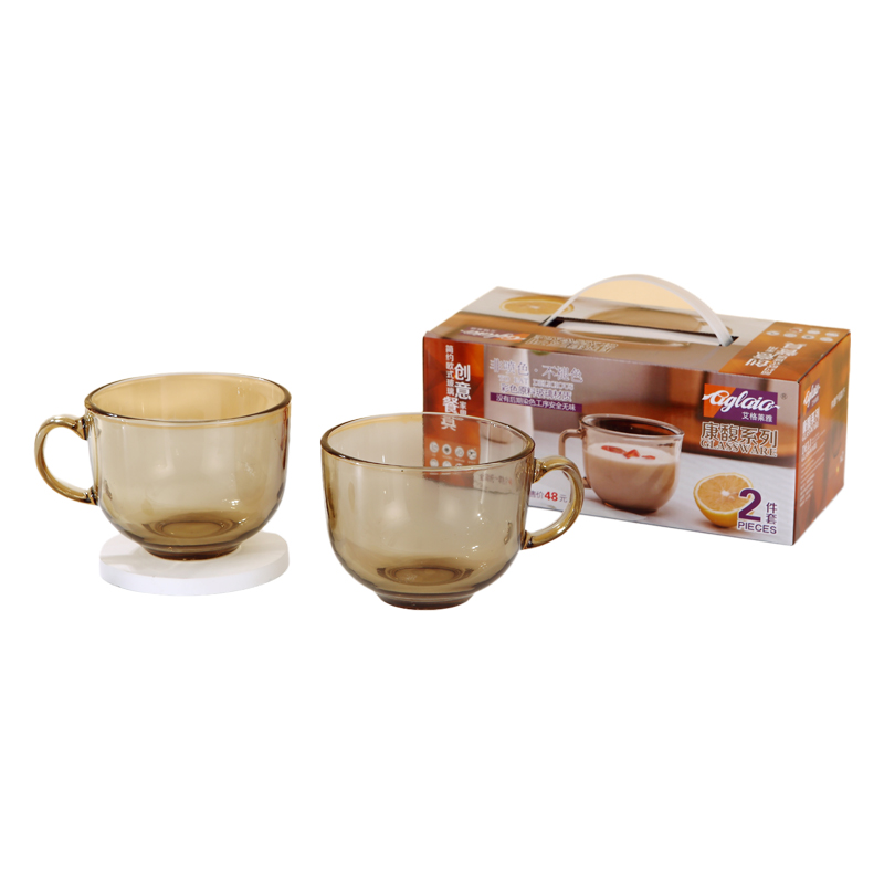 艾格莱雅 AGLAIA 康馥系列 牛奶对杯2件套 计价单位:套