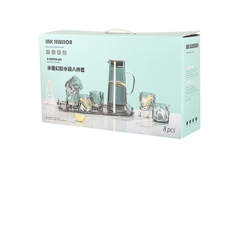 启航雅居 QIHANG SMHY-L8 水墨幻影水具八件套 计价单位:套