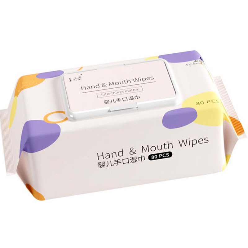 朵朵依 140*180mm 婴儿手口湿巾 80抽/包 计价单位:包