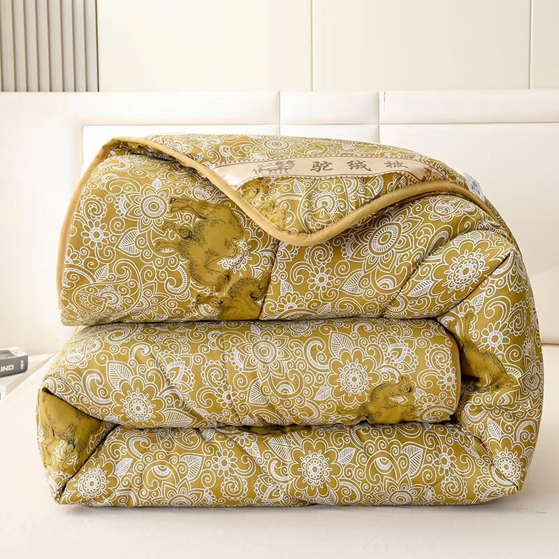 ANCHOW瑞众定制驼绒被 保暖空调被子 秋冬双人盖被被芯