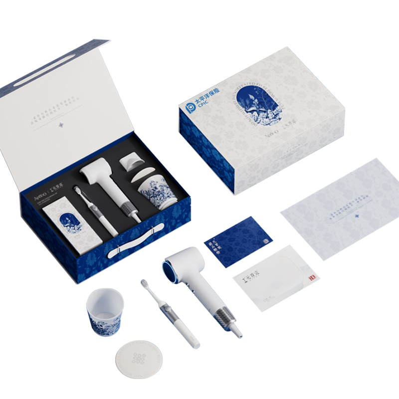 【太保形象品】APIYOO艾优吹风机电动牙刷青花瓷套装