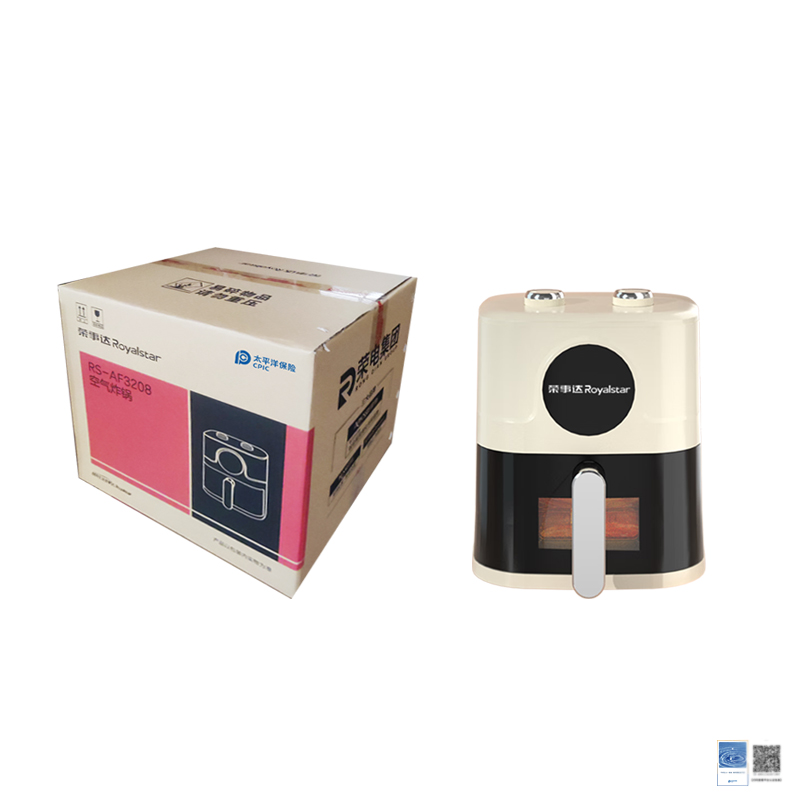 【太保形象品】荣事达空气炸锅5L 米白色 RS-AF3208