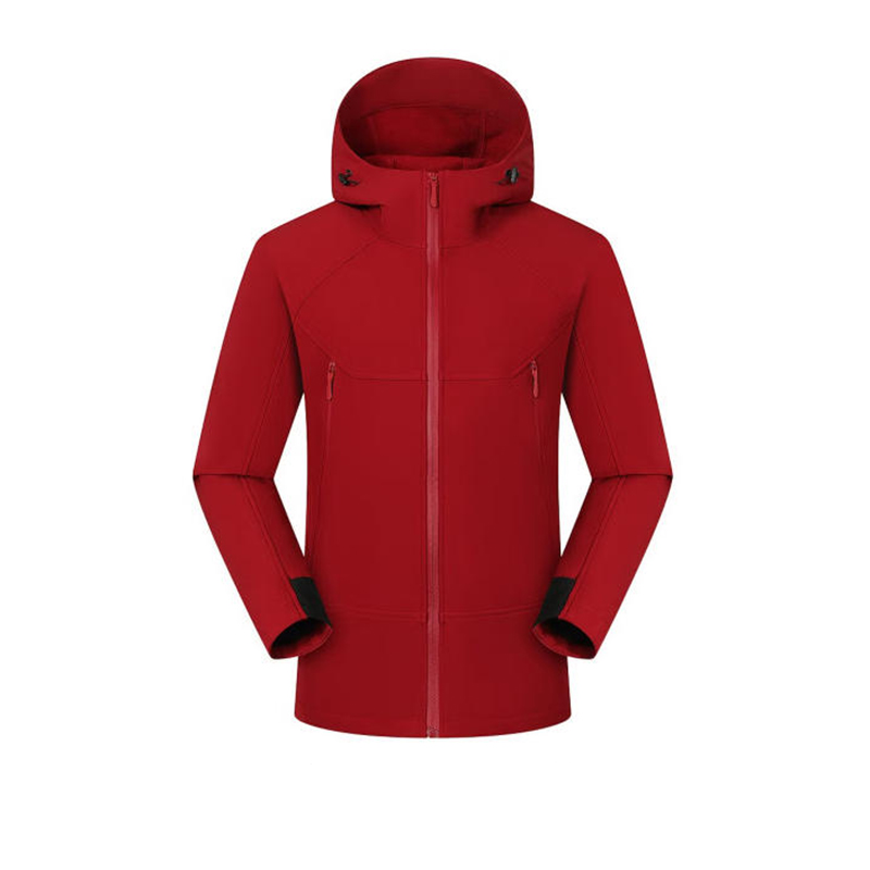 代可佳服饰 DKJIAFUSHI 75DT800 安克拉红色冲锋衣 M 计价单位:件