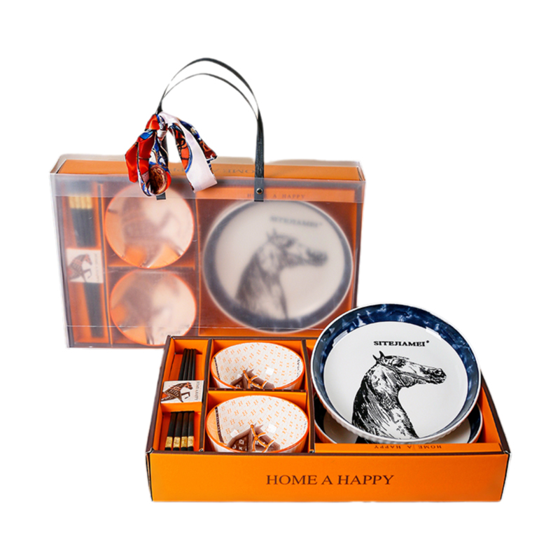 思特嘉美 51.5*7*25.6cm 斑马仕六件套餐具套装 计价单位:套