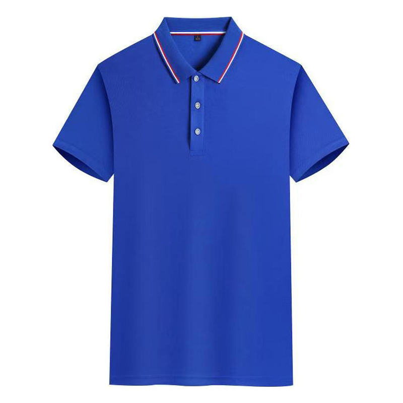 【保销】恒丰凯翔 冰离子速干翻领POLO衫 领口撞色条纹设计 工作服定制夏季短袖